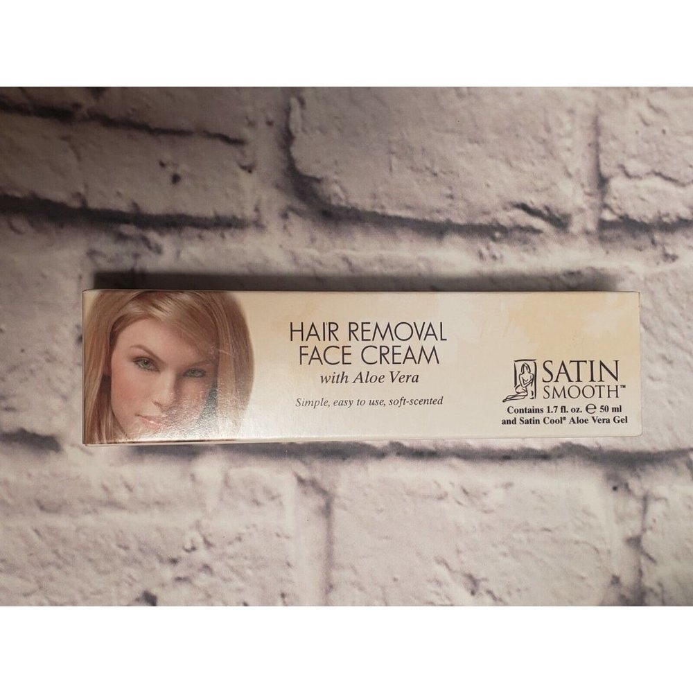 Satin Smooth Hair Removal Face Cream With Aloe Vera 1.7fl oz